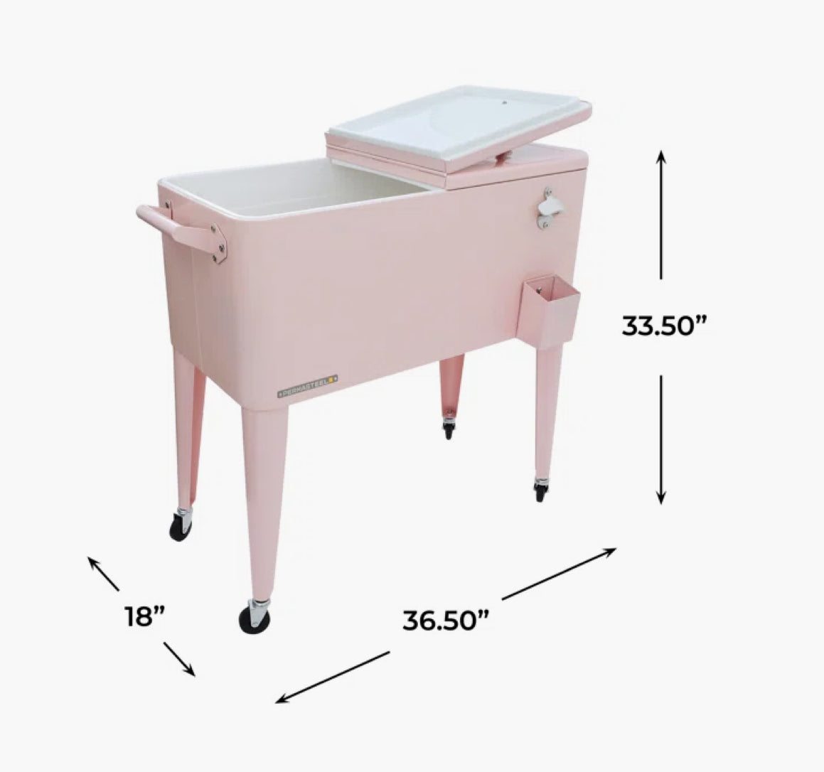 Pink cooler - rental - add-on only