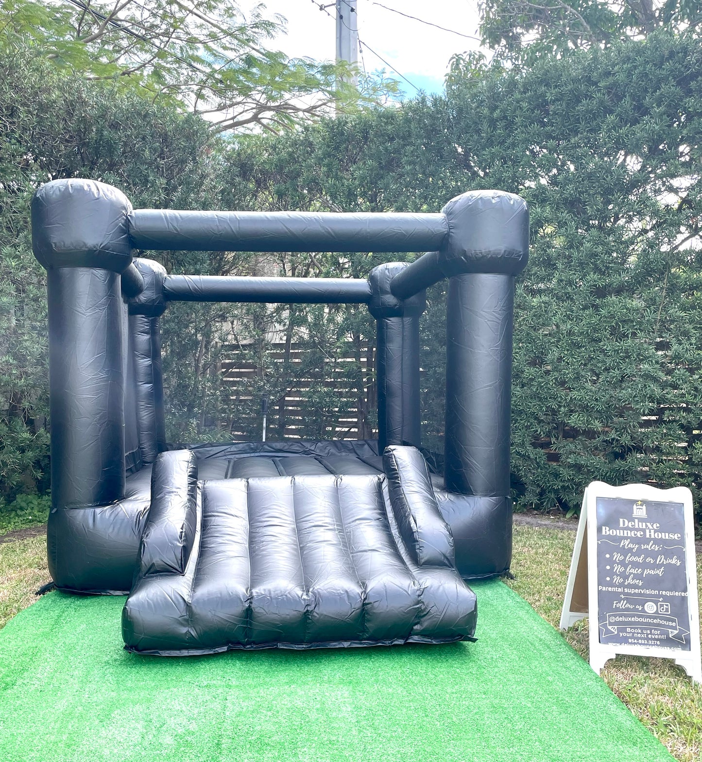 Black Bounce House | 8x11ft | For kids up to 7 years