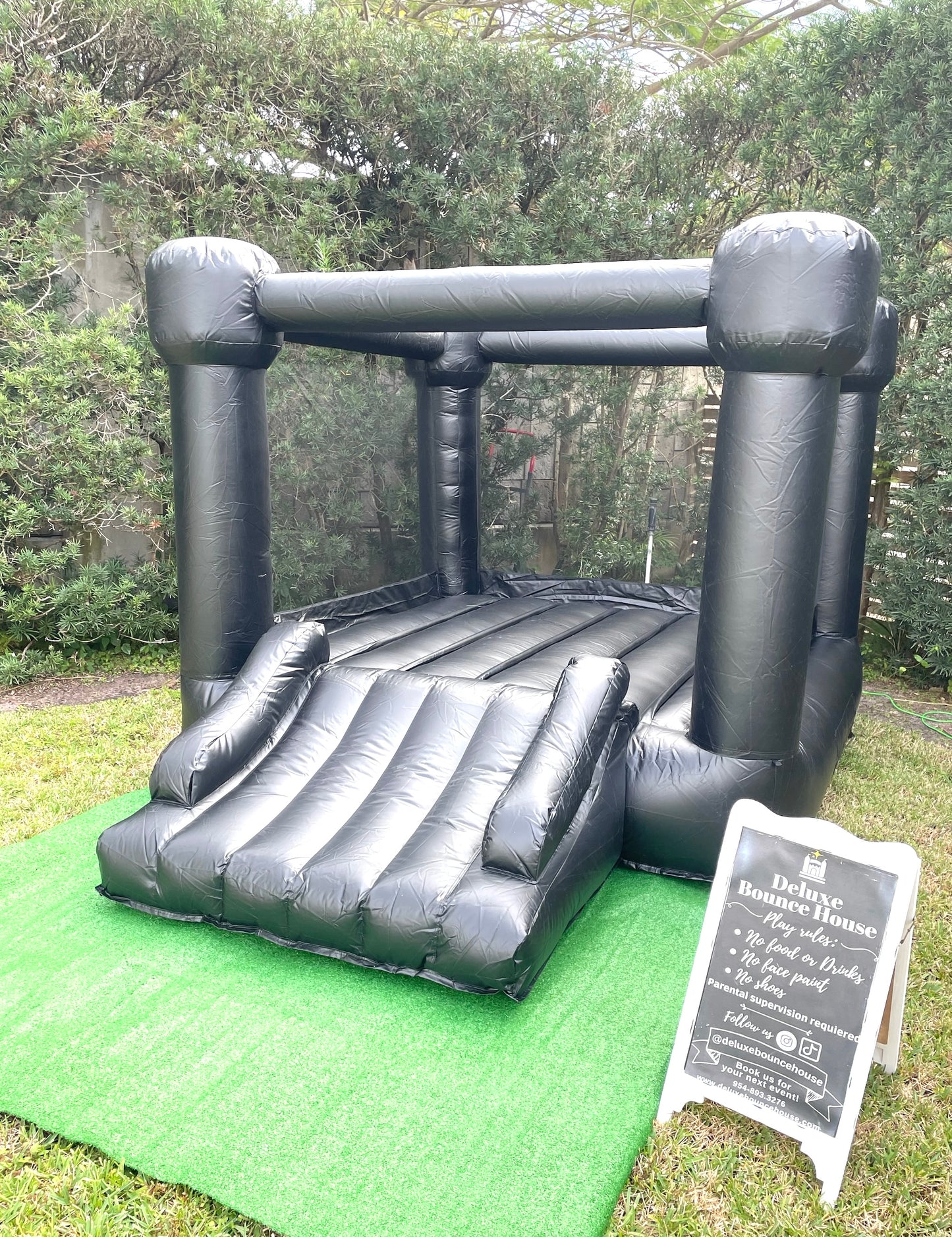 Black Bounce House | 8x11ft | For kids up to 7 years