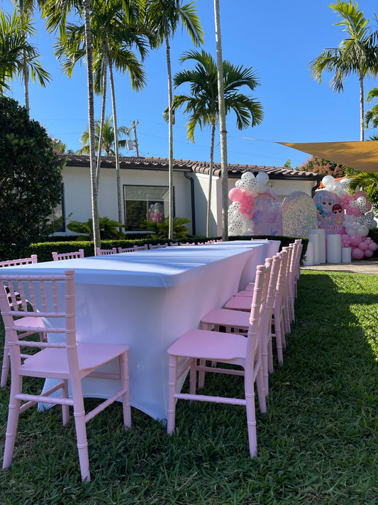 Pink kids chairs & kids table